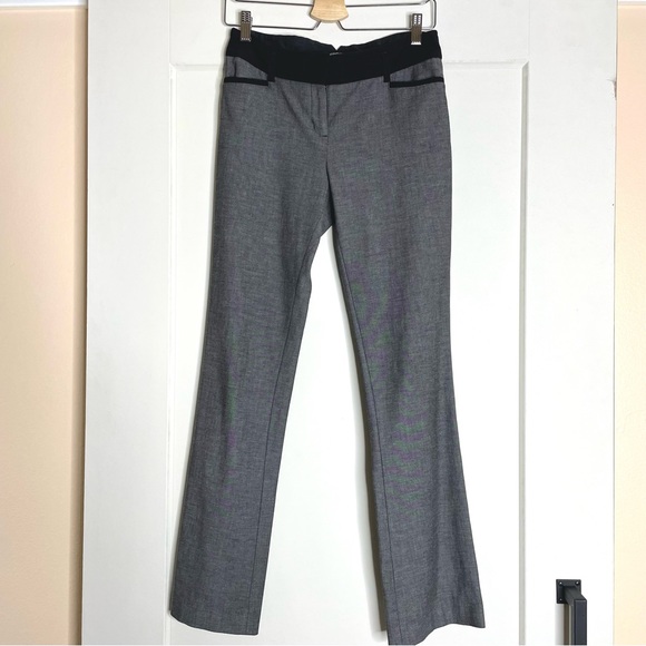 Express columnist pant size 4, gray and black - Picture 1 of 4
